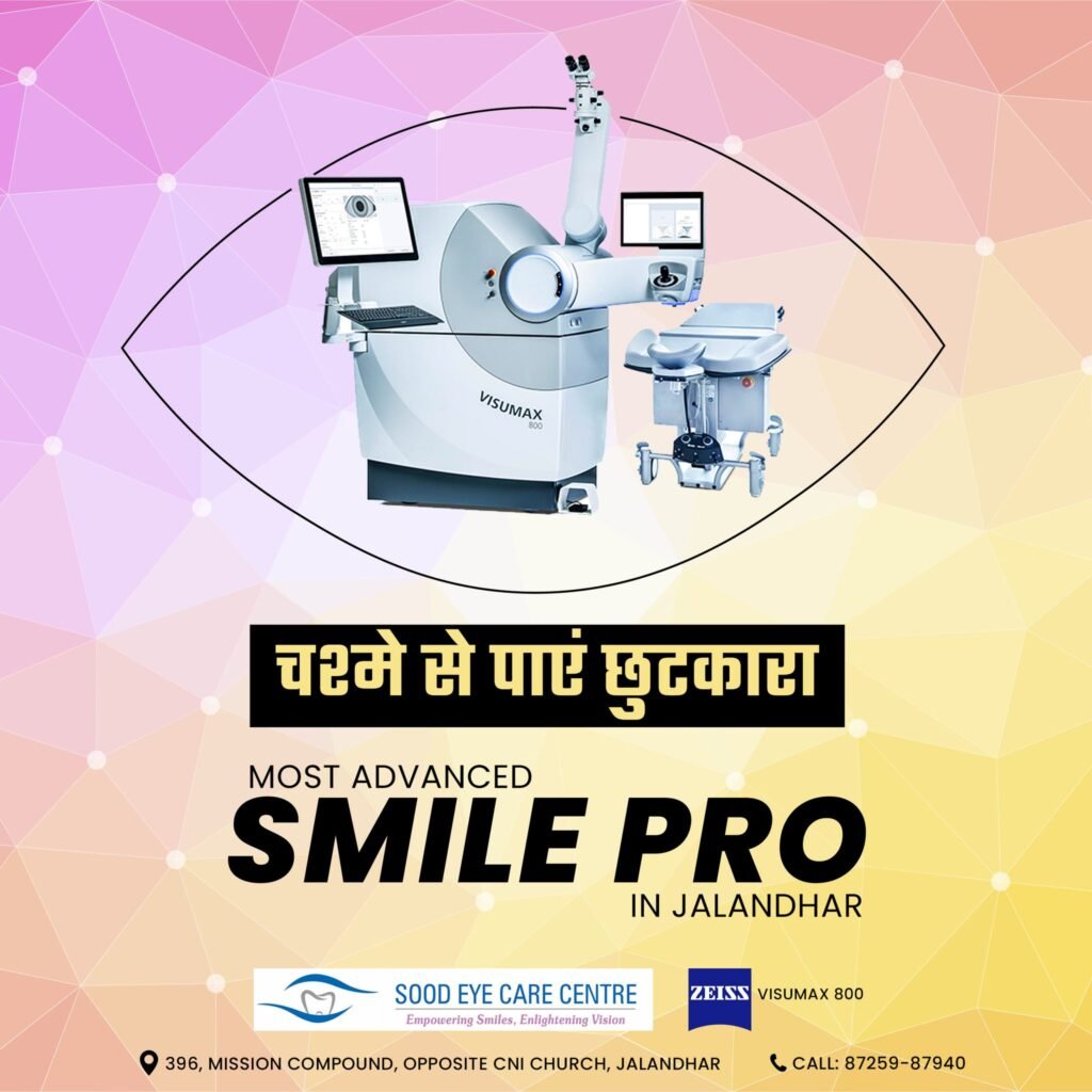 SMILE Pro LASER surgery offers precise, minimally invasive vision correction with faster recovery, minimal discomfort, and no flap creation. It provides long-term stability, reduces dry eye symptoms, and ensures clearer vision, making it an excellent choice for glasses removal.