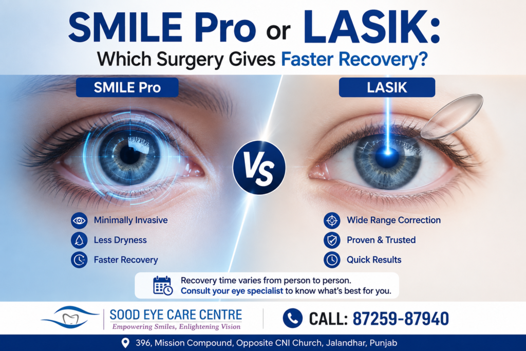 SMILE Pro or LASIK