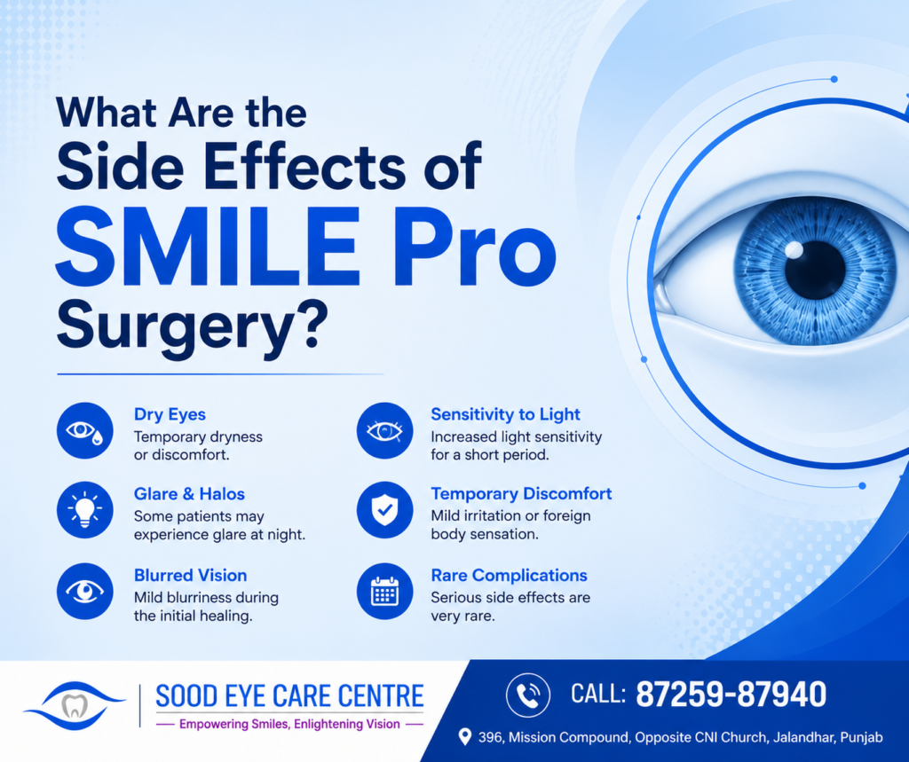 the Side Effects of SMILE Pro Surgery