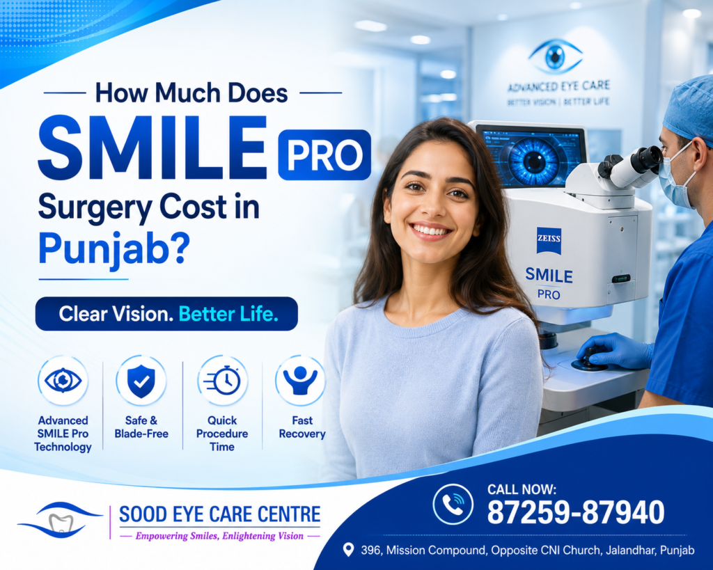 How Much Does SMILE Pro Surgery Cost in Punjab?